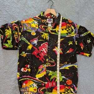 Men's Black Casual Button Down Shirt